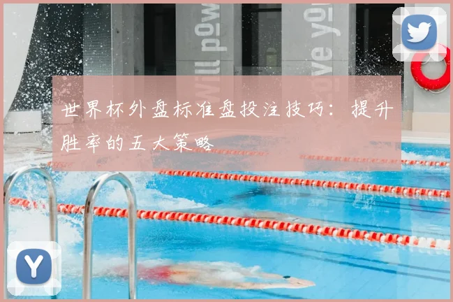 世界杯外盘标准盘投注技巧：提升胜率的五大策略